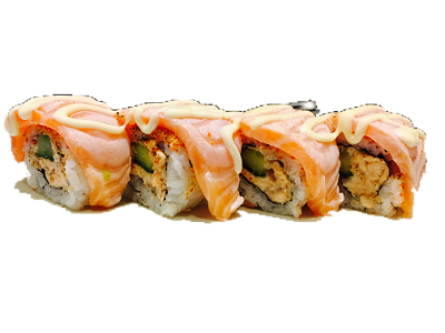Sizzling salmon roll